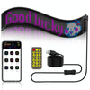 12x59.5cm16 x 96 LEDs Car Flexible Display Advertising Screen APP Bluetooth Smart Screen