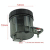 2 PCS Motorcycle Modified Parts Front Brake Oil Liquid Cup Direct Brake Pump Universal Oil Pot(Transparent)