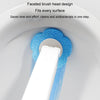 With 6pcs Lavender Scent Brush Heads Disposable Toilet Brush Dissolving Replacement Brush Toilet Cleaning Set