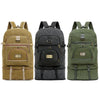 LIJIEBAO Outdoor Shoulder Bag Canvas Durable Travel Backpack Men Retro Casual Computer Bag(Khaki)