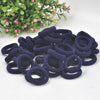 20pcs / Pack Girls Kids Rubber Bands Ponytail Holder Elastic Hair Bands(Dark Blue)