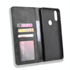 For Alcatel 3V (2019) Magnetic Buckle Retro Crazy Horse Texture Horizontal Flip Leather Case with Holder & Card Slots & Photo Frame(Black)
