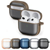 For AirPods 4 Skin Feel Series TPU Hybrid PC Case(Desert Gold)