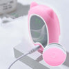 F35 Household Waterproof Electric Silicone Facial Cleanser Ultrasonic Massage Vibrating Facial Cleanser(Pink)