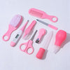 9pcs/set Pink Children Cleaning Care Set Maternal and Baby Grooming Supplies Care Tools