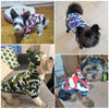 Camouflage Dog Hoodie, Small - Blue, Cotton Coat Jacket