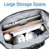 Lightweight Casual Multi-Compartment Laptop Handbag Large Capacity Messenger Bag(Black)