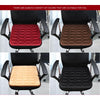 Car USB Seat Heater Cushion Warmer Cover Winter Heated Warm Mat, Style: Square (Coffee)