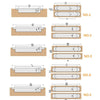 Three-Dimensional Adjustable Cross Hinge Folding Door Concealed Hinge, Specification: No. 1 Sand Silver 40kg