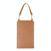 Litchi Texture Card Holder Mobile Phone Bag with Short Strap(Gold)