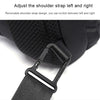 BANGE Fashion Casual Shoulder Bag Outdoor USB Chest Bag (Black)
