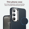 For Samsung Galaxy S23 FE 5G Carbon Fiber Series IMD Phone Case(Blue)