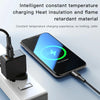 YESIDO CA97 2.4A USB to 8 Pin Braided Charging Data Cable with Indicator Light, Length:1.2m(Black)