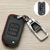 For Honda Car Key Cover Multifunctional Keychain Anti-lost Number Plate, Style: F