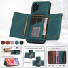 For Samsung Galaxy A32 4G Three-fold Leather Phone Case with Card Slot & Wallet & Holder(Green)