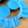 5 PCS Safe Baby Shower Cap Kids Bath Visor Hat Adjustable Baby Shower Cap Protect Eyes Hair Wash Shield for Children Waterproof Cap Blue+Round
