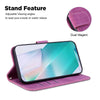 For Realme 13+ Global Little Tiger Embossed Leather Phone Case(Rose Red)