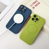 For iPhone 14 Starry Sky TPU Shockproof MagSafe Phone Case(Green)