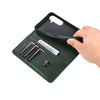For Samsung Galaxy A56 5G AZNS Magnetic Calf Texture Flip Leather Phone Case(Dark Green)