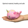 2 PCS TTPU1210 Color Printing Whale Slow Rebound Decompression Toy(Blue)