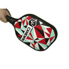 CAMEWIN  Carbon Fiber Pickleball Racket Set Include 2 Paddles+4 Balls+4 Hand Glue+1 Cover Bag(Red)
