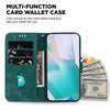 For Realme 13+ Global Little Tiger Embossed Leather Phone Case(Green)