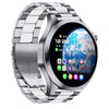 WS-26 1.52 inch IP67 Sport Smart Watch Support Bluetooth Call / Sleep / Blood Oxygen / Heart Rate / Blood Pressure Health Monitor, Steel Strap(Silver)