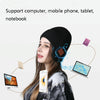 TR Ear-Covered Bluetooth Music Hat 5.0 Binaural Stereo Headphone Cap(Black)