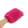 KANEED Microfiber Dusting Mitt Car Window Washing Home Cleaning Cloth Duster Towel Gloves (Random Color Delivery)