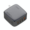 LDNIO Q408 100W GaN USB+3 USB-C / Type-C Interface Charger with 1m 100W USB-C / Type-C to USB-C / Type-C Data Cable, Plug Type:US Plug(Black)