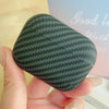 For AirPods Pro Carbon Fiber TPU Frosted Earphone Protective Case(Black)