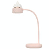Cat Shape Double Light Source Design LED Desk Night Lamp, Support 3 Brightness Control(Pink)