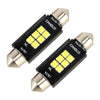 2 PCS 41mm DC12V / 2.5W / 6000K / 170LM 6LEDs SMD-3030 Car Reading Lamp Dome Light