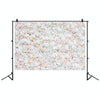 2.1 X 1.5m Festive Photography Backdrop 3D Wedding Flower Wall Hanging Cloth, Style: C-1889