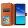 For Samsung Galaxy A13 5G / 4G Nine-card Slots Zipper Wallet Bag Leather Phone Case(Brown)