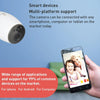 GH3 WiFi Smart Surveillance Camera with Magnet Mount, Support Night Vision / Two-way Audio(White)