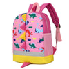 Backpack Cute Cartoon Dinosaur School Bags for Children(Pink)