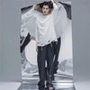 Photo Background Paper Wrinkled Reflective Tin Foil Paper, Specification: Reflective Paper 1x5m
