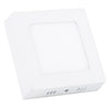 6W Square LED Surface Panel Light with LED Driver, 12cm 30 LEDs SMD 2835 3000K, AC 85-265V