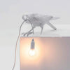 E12 LED Lucky Bird Wall Lamp Table Lamp For Bedroom, Style:Looking Wall Lamp, Plug:AU Plug(Black)