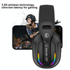 Bluetooth 5.4 Head-mounted RGB Wireless Bluetooth Gaming Headset(Grey)