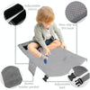 79 x 44cm Kids Airplane Seat Extender Portable Travel Seat Cushion(Blue)