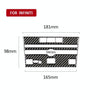 Car Carbon Fiber CD  Console Panel Decorative Sticker for Infiniti Q50 / Q60 2014-2020
