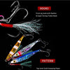 PROBEROS LF126 Long Casting Lead Fish Bait Freshwater Sea Fishing Fish Lures Sequins, Weight: 7g(Color B)