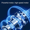 Mini Magnetic Head Shaver Smart LED Display Electric Shaver, Color: Orange