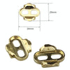 10pcs /Set Bicycle Pedal Egg Beater Locking Plate Brass Bike Pedal Locking Plate Accessories(ST001)