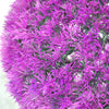 Artificial Grass Plant Ball Topiary Wedding Event Home Outdoor Decoration Hanging Ornament, Diameter: 4.7 inch