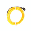 1M Cold Light Flexible LED Strip Light For Car Decoration(Yellow Light)