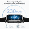T12Pro 1.85-inch IP67 Waterproof Sports Health Monitoring Bluetooth Call Smart Watch(Black)