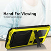 For Galaxy S20 Ultra Shockproof Waterproof Dust-proof Metal + Silicone Protective Case with Holder(Yellow)